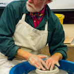 Oxford Ceramics Fair 2015, Toff Milway demonstration